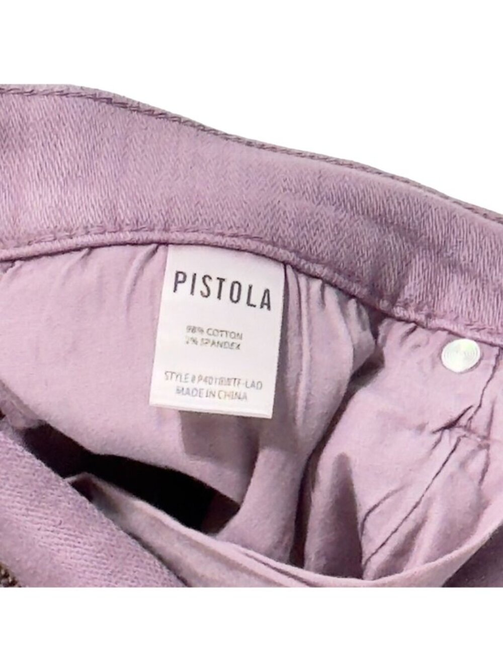 Pistola Womens Lavender Distressed Denim Shorts With Frayed Hem Size 30 - Picture 7 of 10